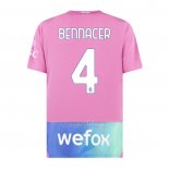 Camisola AC Milao Jogador Bennacer 3º 2023-2024