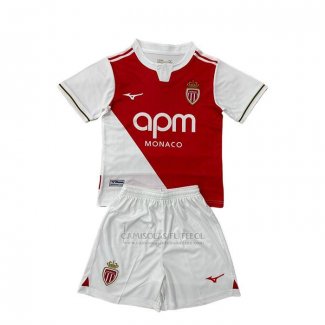 Camisola AS Monaco 1º Crianca 2025-2026