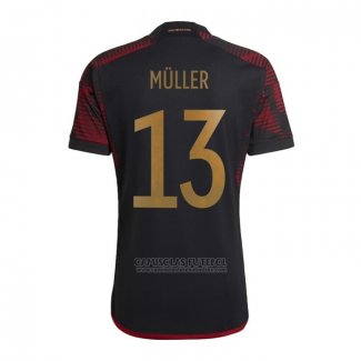 Camisola Alemanha Jogador Muller 2º 2022