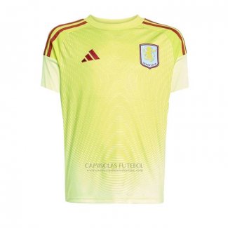 Camisola Aston Villa Goleiro 2025-2026 Amarelo