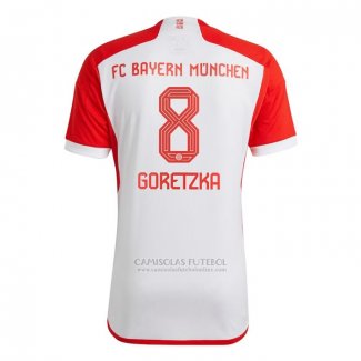 Camisola Bayern de Munique Jogador Goretzka 1º 2023-2024