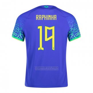 Camisola Brasil Jogador Raphinha 2º 2022