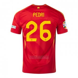 Camisola Espanha Jogador Pedri 1º 2024