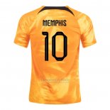 Camisola Holanda Jogador Memphis 1º 2022