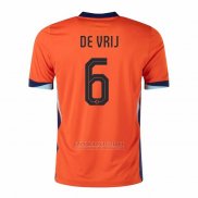 Camisola Holanda Jogador de Vrij 1º 2024-2025