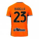 Camisola Inter de Milao Jogador Barella 3º 2023-2024
