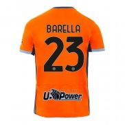 Camisola Inter de Milao Jogador Barella 3º 2023-2024