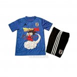 Camisola Japao Dragon Ball Crianca 2025 Azul