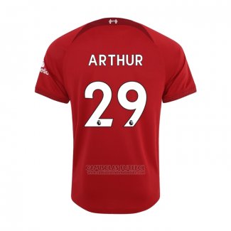 Camisola Liverpool Jogador Arthur 1º 2022-2023