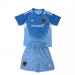 Camisola Los Angeles Galaxy Goleiro Crianca 2025 Azul