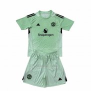 Camisola Manchester United Goleiro Crianca 2025-2026 Verde