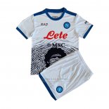 Camisola Naples Maradona Special Crianca 2021-2022 Branco