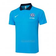 Camisola Polo del Chelsea 2024-2025 Azul