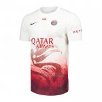 Camisola Pre Match del Paris Saint-Germain 2025-2026 Branco Vermelho