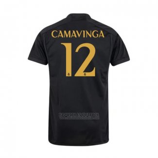 Camisola Real Madrid Jogador Camavinga 3º 2023-2024