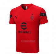 Camisola de Treinamento AC Milao 2022-2023 Vermelho