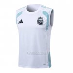 Camisola de Treinamento Argentina Sin Mangas 2025-2026 Branco