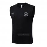Camisola de Treinamento Manchester City Sin Mangas 2025-2026 Preto