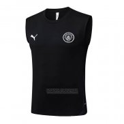 Camisola de Treinamento Manchester City Sin Mangas 2025-2026 Preto