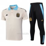 Conjunto Polo del Argentina 2024-2025 Amarelo