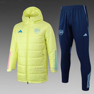 Fato de Treino Acolchoado Arsenal 2025-2026 Amarelo
