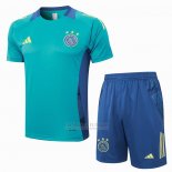 Fato de Treino Ajax Manga Curta 2024-2025 Verde - Calcas Curta