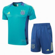 Fato de Treino Ajax Manga Curta 2024-2025 Verde - Calcas Curta