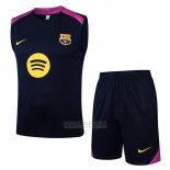 Fato de Treino Barcelona Sem Mangas 2025-2026 Preto