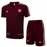 Fato de Treino Bayern de Munique Manga Curta 2025-2026 Vermelho - Calcas Curta