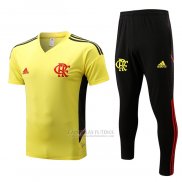 Fato de Treino Flamengo Manga Curta 2022-2023 Amarelo