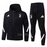 Fato de Treino Hoodie Juventus 2025-2026 Preto