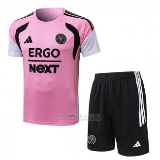 Fato de Treino Inter Miami Manga Curta 2026-2027 Rosa - Calcas Curta