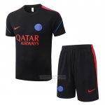 Fato de Treino Paris Saint-Germain Manga Curta 2026-2027 Preto - Calcas Curta