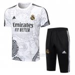 Fato de Treino Real Madrid Dragon Manga Curta 2024-2025 Branco - Calcas Curta