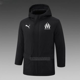 Jaqueta Invierno del Olympique Marsella 2024-2025 Preto