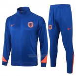 Jaqueta de Treinamento Holanda 2024-2025 Azul