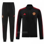 Jaqueta de Treinamento Manchester United 2024-2025 Preto