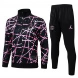 Jaqueta de Treinamento Paris Saint-Germain Crianca 2025-2026 Preto Rosa