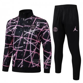 Jaqueta de Treinamento Paris Saint-Germain Crianca 2025-2026 Preto Rosa