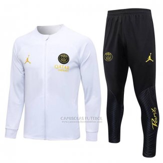 Jaqueta de Treinamento Paris Saint-Germain Jordan 2023-2024 Branco