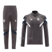 Jaqueta de Treinamento Real Madrid 2024-2025 Cinza