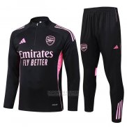 Sueter de Treinamento Arsenal Crianca 2025-2026 Preto Rosa