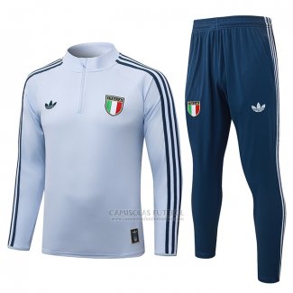 Sueter de Treinamento Italia 2026-2027 Azul Claro