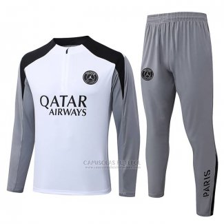 Sueter de Treinamento Paris Saint-Germain Crianca 2026-2027 Branco