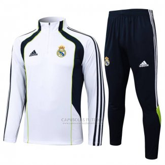 Sueter de Treinamento Real Madrid 2025-2026 Branco