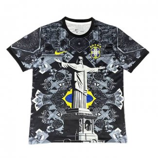 Tailandia Camisola Brasil Jesus 2025-2026 Preto