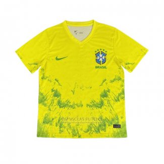 Tailandia Camisola Brasil Special 2025-2026 Amarelo