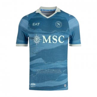 Tailandia Camisola Naples Special 2024-2025 Azul