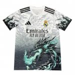 Tailandia Camisola Real Madrid Dragon 2024-2025 Branco Cinza