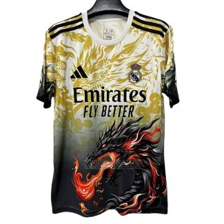 Tailandia Camisola Real Madrid Dragon 2025-2026 Amarelo